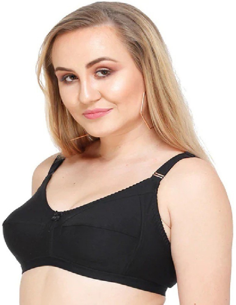 Maashie M-307 M-307 BLACK Women Full Coverage Non Padded Bra - Buy Maashie M -307 M-307 BLACK Women Full Coverage Non Padded Bra Online at Best Prices  in India