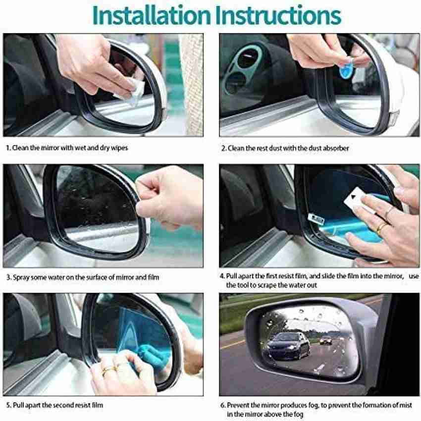 Car Anti Fog Wipes vehicle Rearview Mirror Cleaner Car Accessories