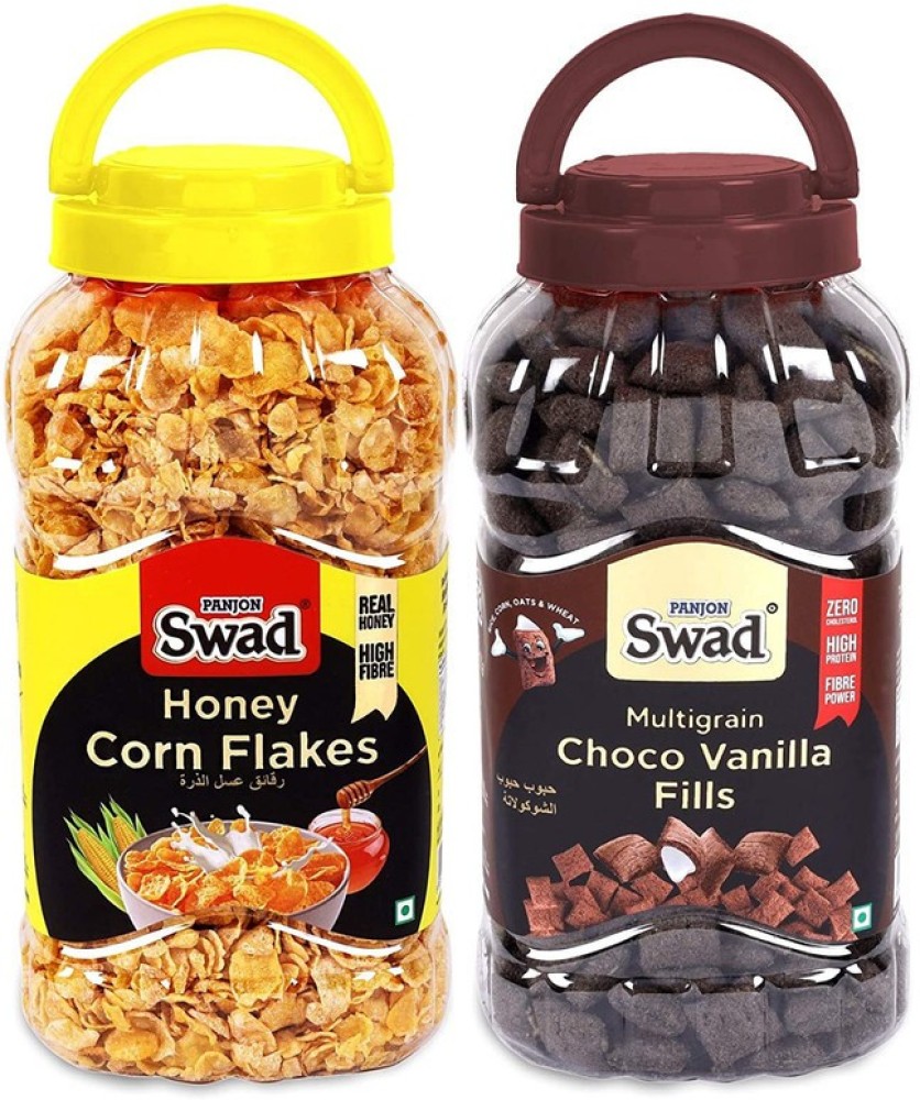 SWAD Honey Corn Flakes & Choco Vanilla Fills (Wholegrain Chocolate
