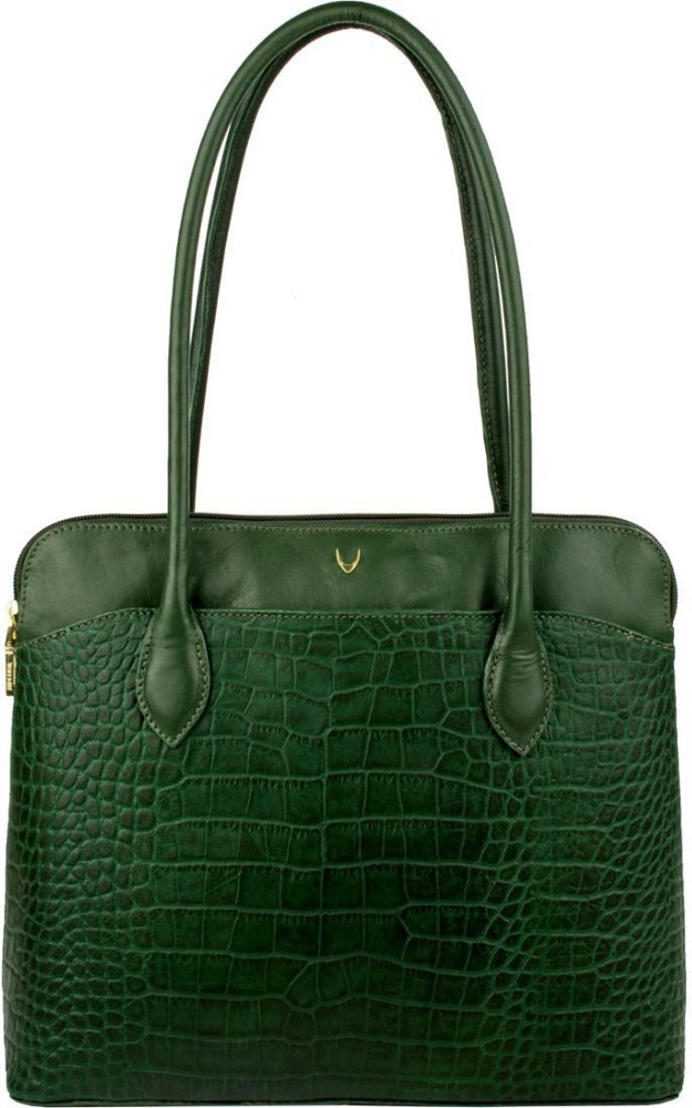 Hidesign green handbag clearance