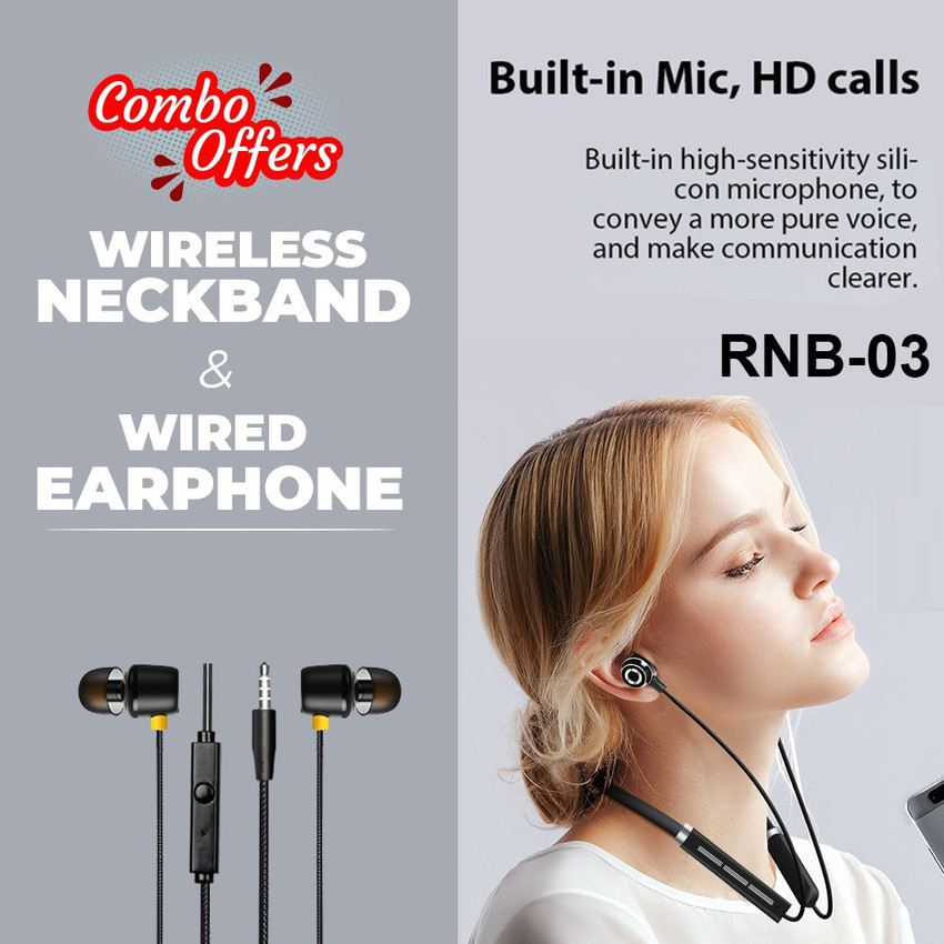 Wired neckband clearance
