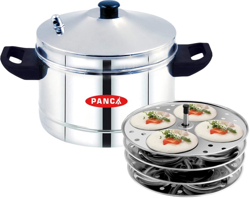 Panca Stainless steel 4 plate 16 idli maker induction and gas