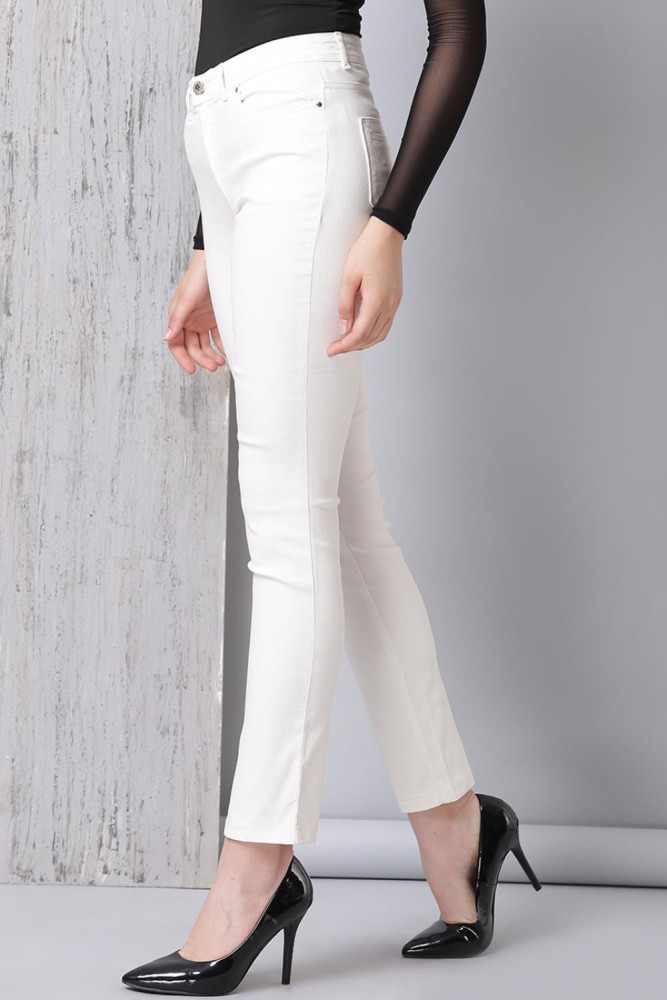 Lakshita Women White Jeans - Buy Lakshita Women White Jeans Online