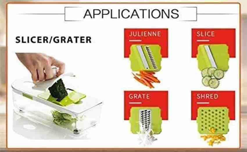 Generic Multicolor Multipurpose Vegetable & Fruit Chopper Cutter