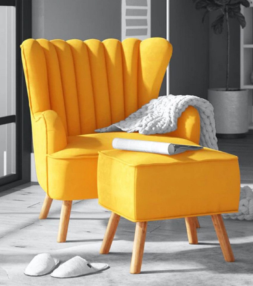 The Unique Arts Fabric Living Room Chair Price in India Buy The