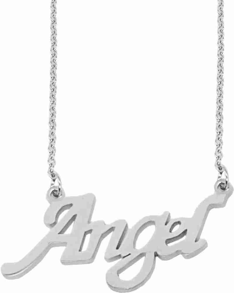 Casual Lv Necklace Chain Letter Logo Louis Vuitton Choker Titanium Steel  Pendant Elegant Men Women Jewelry