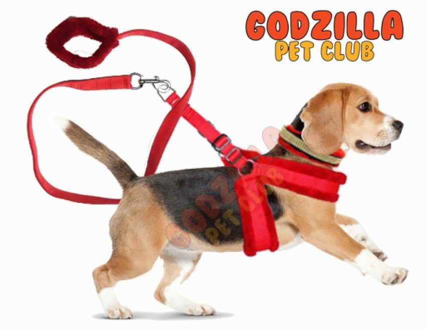 Godzilla Pet Club Dog Fur Leash Soft and Cool Leash for Your Cool