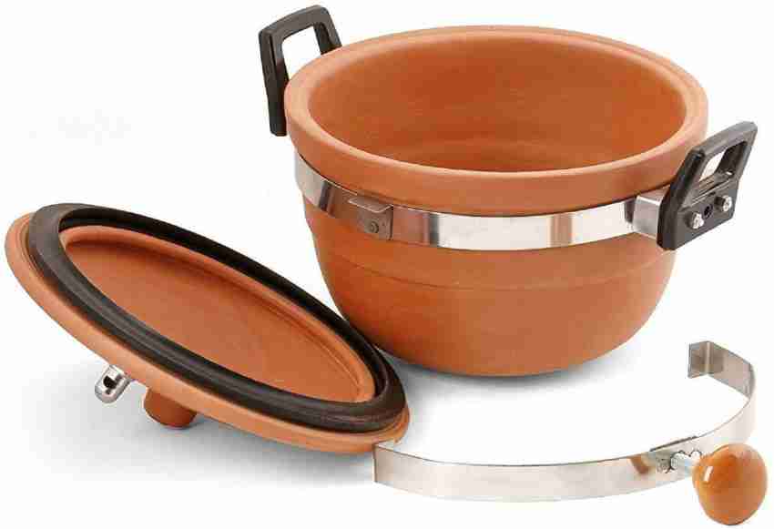 paramhans Terracotta Clay Cooker 3 L Pressure Cooker Price in