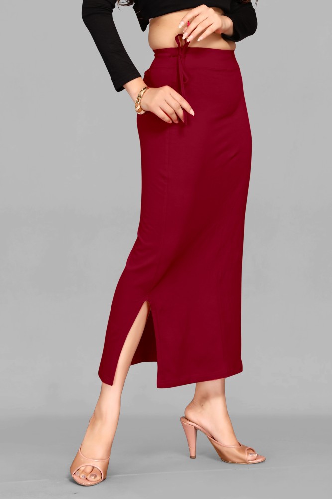 SCUBE DESIGNS Saree Shapewear Black (L) Nylon Blend Petticoat Price in  India - Buy SCUBE DESIGNS Saree Shapewear Black (L) Nylon Blend Petticoat  online at