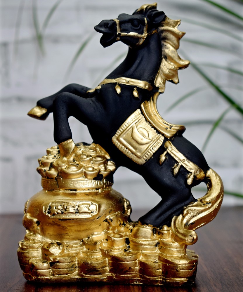 Kaprila Craft Lucky Horse Statue for Home Decor Decorative