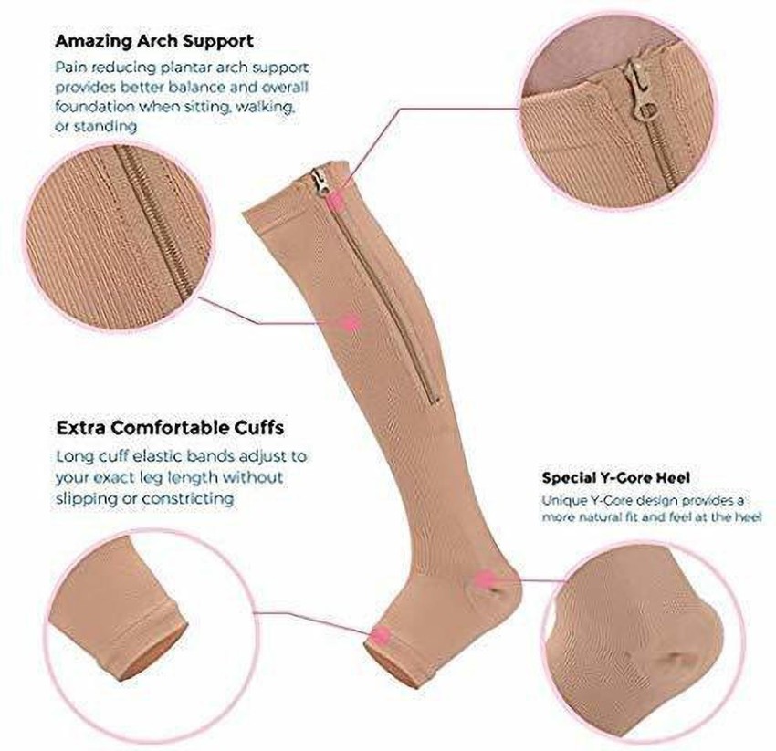 SAMSON Varicose vein Stocking (Classic Pair) Below Knee-For Pain