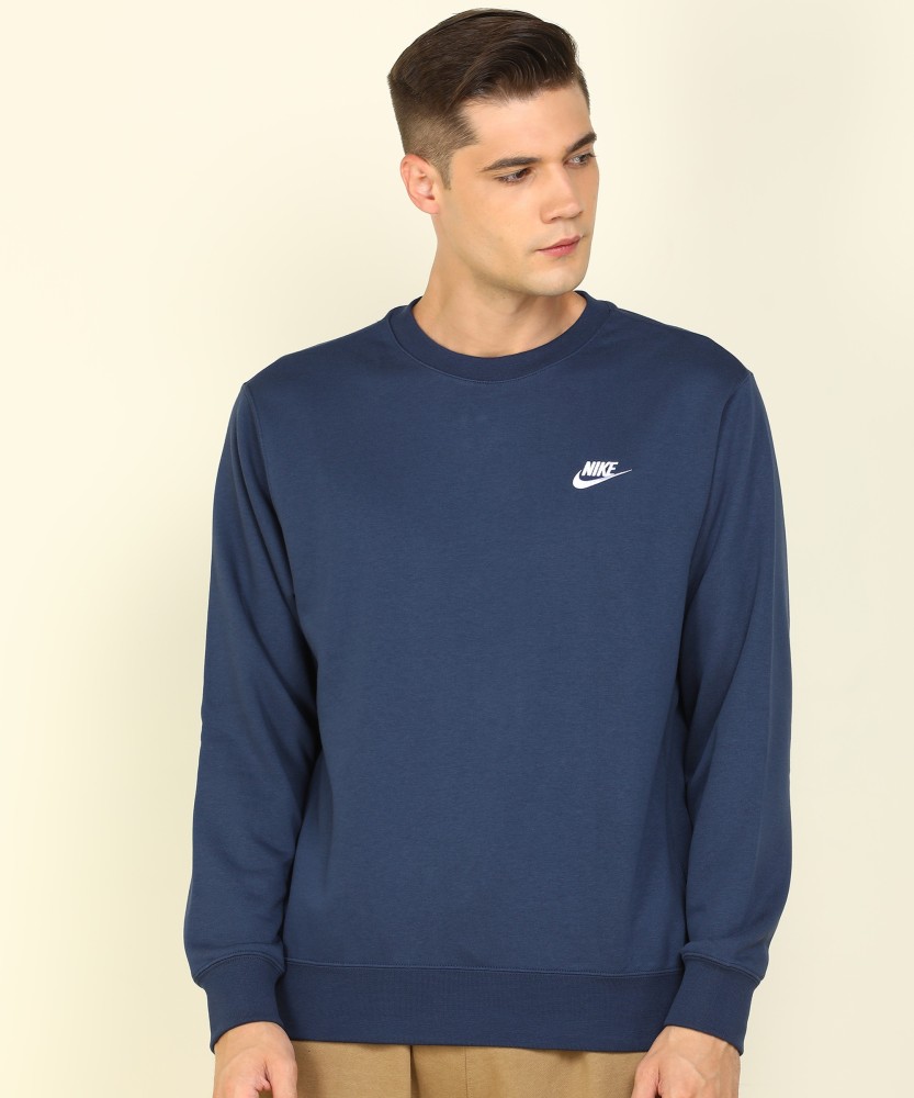 Nike full sleeve solid men's sweatshirt best sale