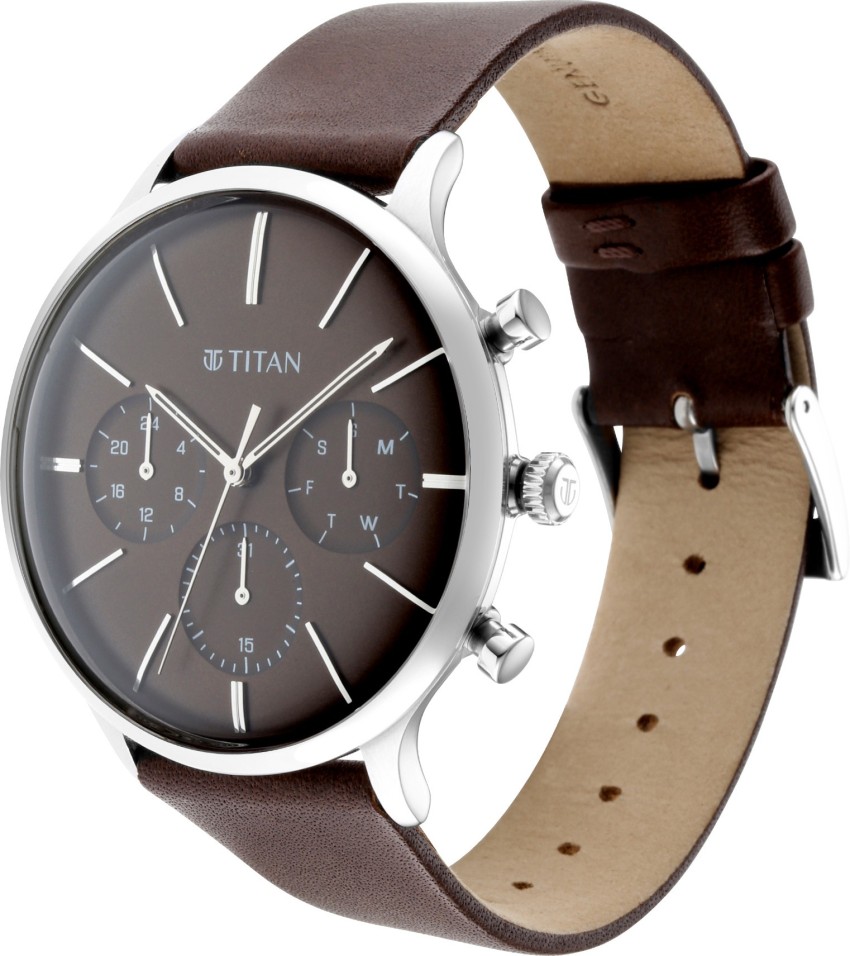 Titan 2025 leather watch