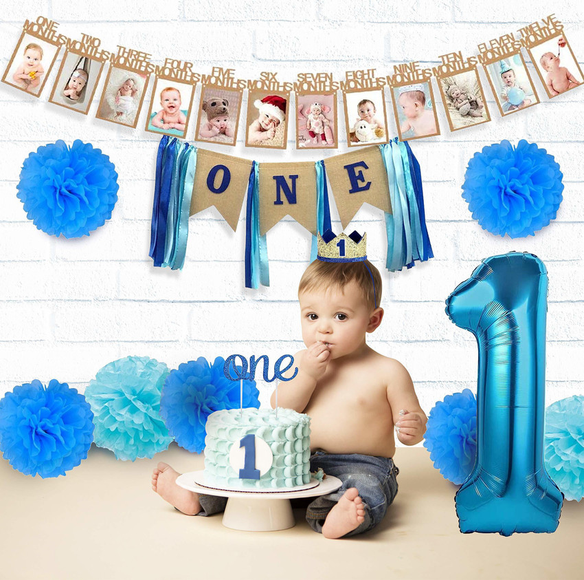 1st month cheap birthday decorations
