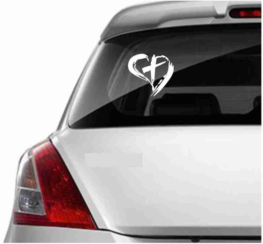 Cross on sale car decal