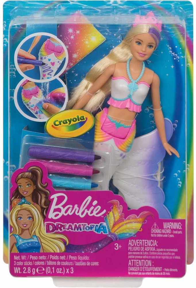 Barbie colour magic mermaid doll sales