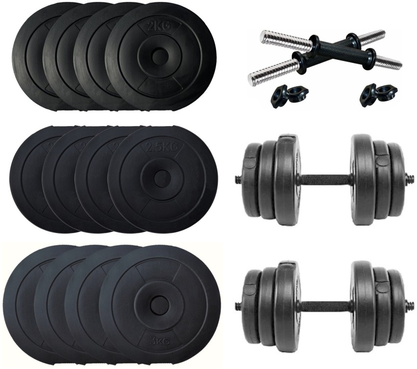 Opti vinyl deals dumbbell set 30kg