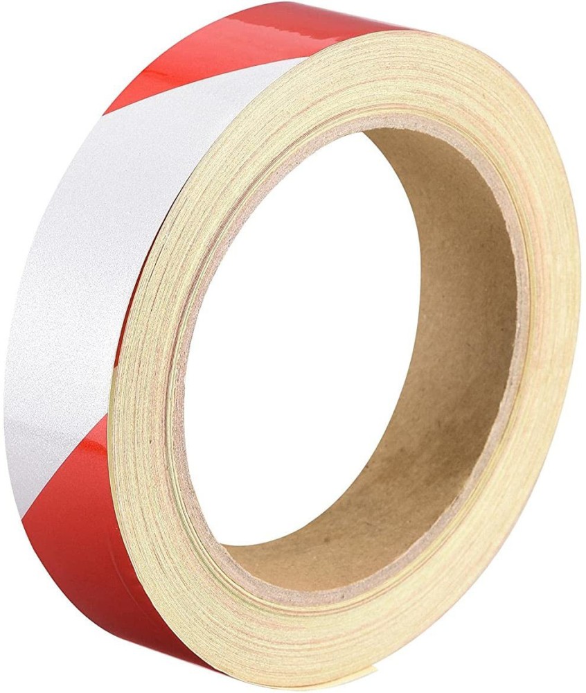 carfrill 3M Double Sided Tape Mounting Tape Heavy Duty Waterproof Foam Tape  12 mm x 10 m Red Reflective Tape
