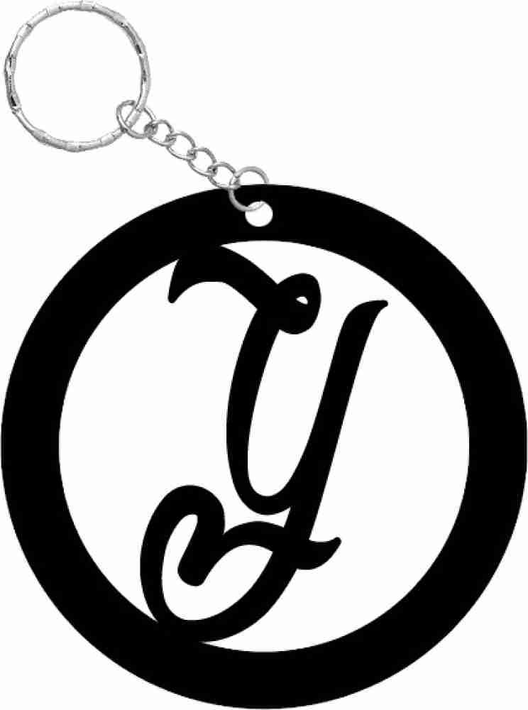 Letter y clearance keychain