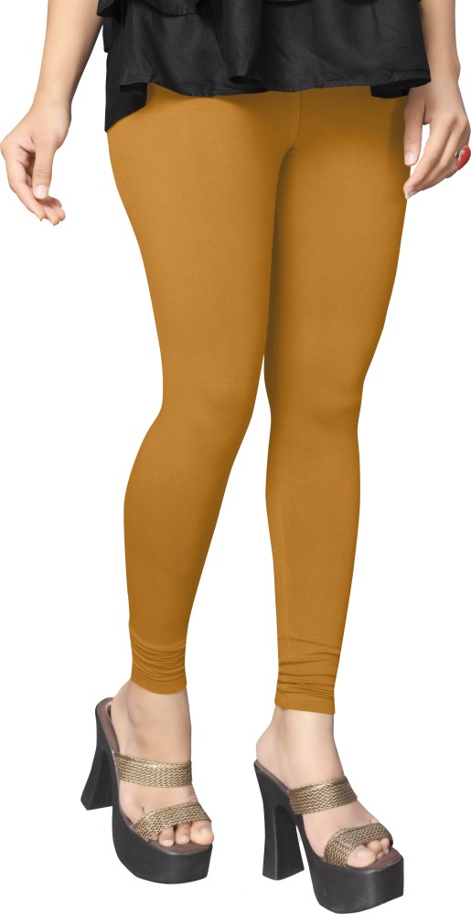 Buy Mustard Yellow Leggings for Women by SRISHTI Online