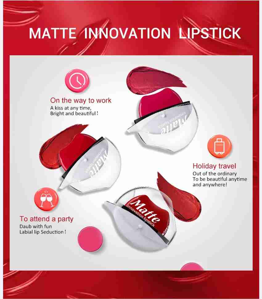super international Matte Lip Color Innovation Lipstick - Price in India,  Buy super international Matte Lip Color Innovation Lipstick Online In  India, Reviews, Ratings & Features | Flipkart.com