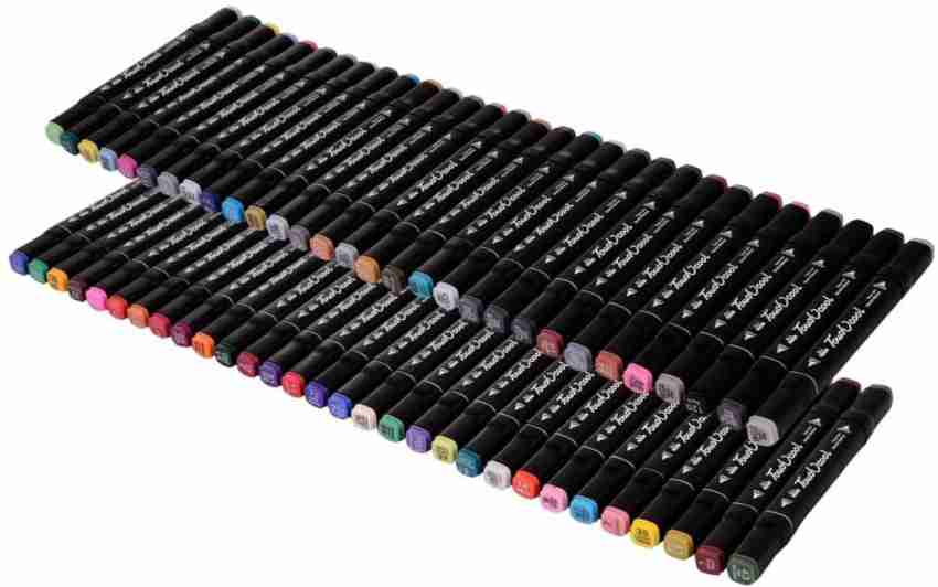 TongfuShop 80 Colored Graffiti Pen Oily Mark Colors Marker Set, Twin Tip  Highlighter Graffiti Pens for Sketch Marker Pen…