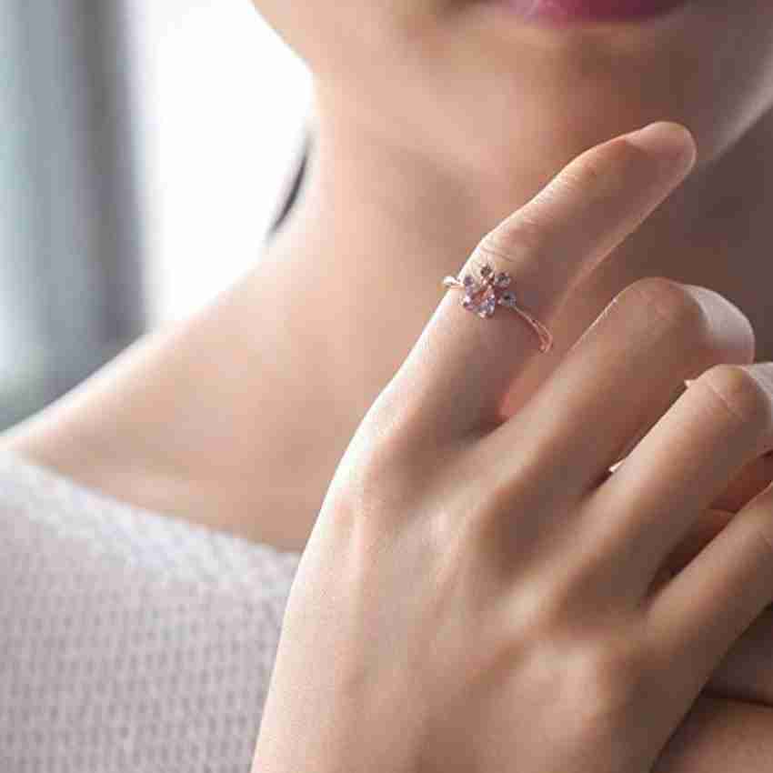 Paw ring clearance rose gold