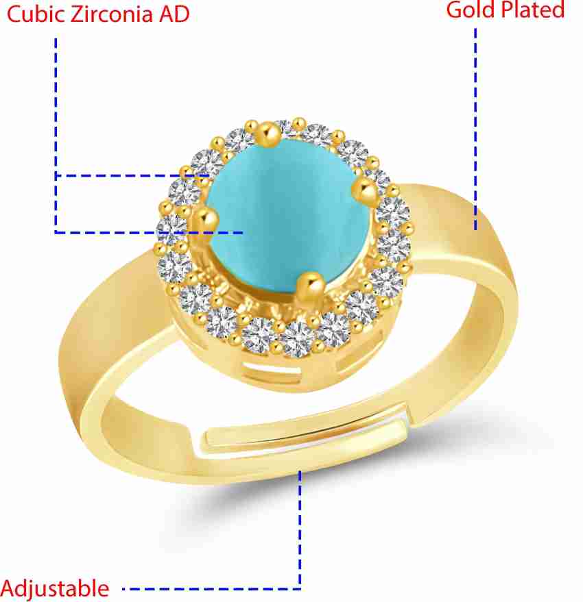 CULOVITY Womens Dainty Adjustable Cubic Zirconia Rings - Sparkling