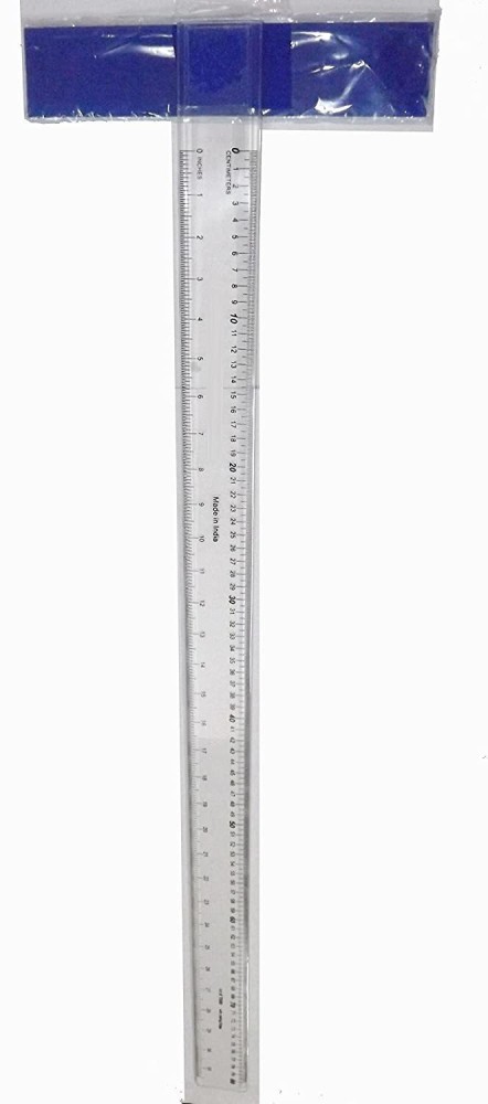 M I Enterprises T SQUARE SCALE 800 X 55 X 5 MM WITH CANVAS  COVER Ruler - RULER