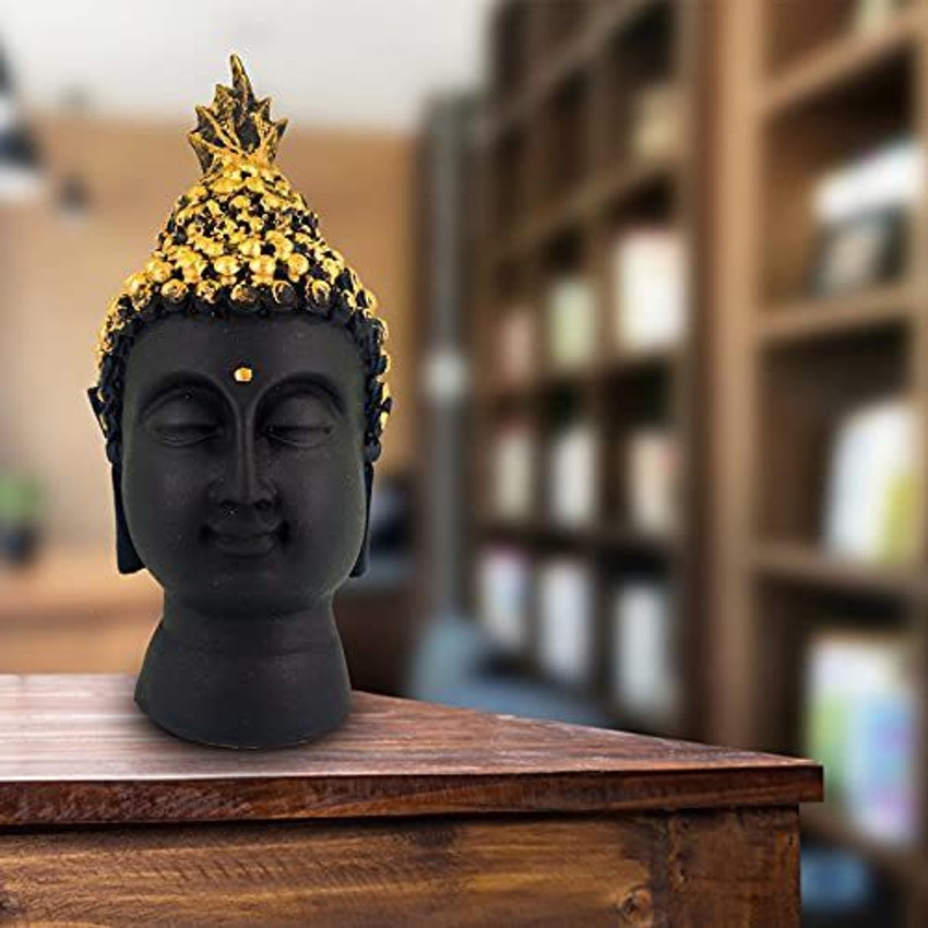 Elegant Lifestyle buddha statue for home decor Gold and Black