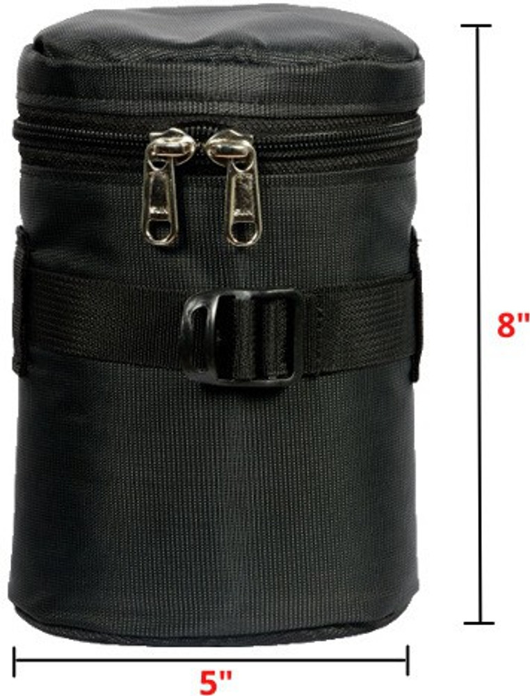 Four Eff Camera Lens Bag Camera Lens Pouch Belt Fitting Black 8 Inches Four Eff Flipkart