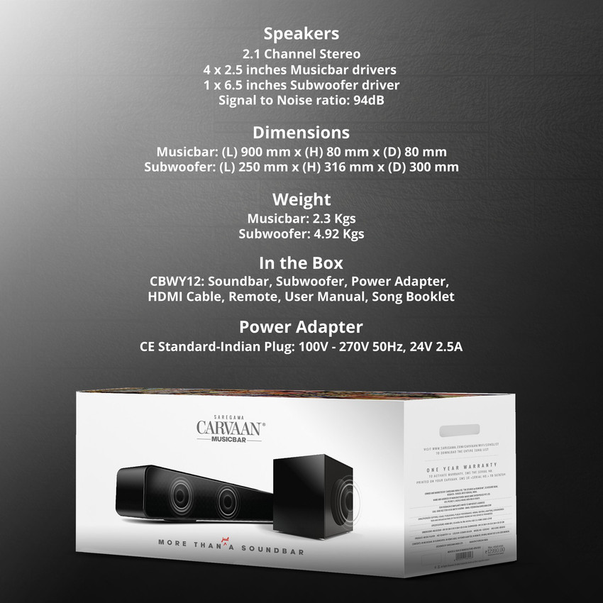 Caravan soundbar hotsell