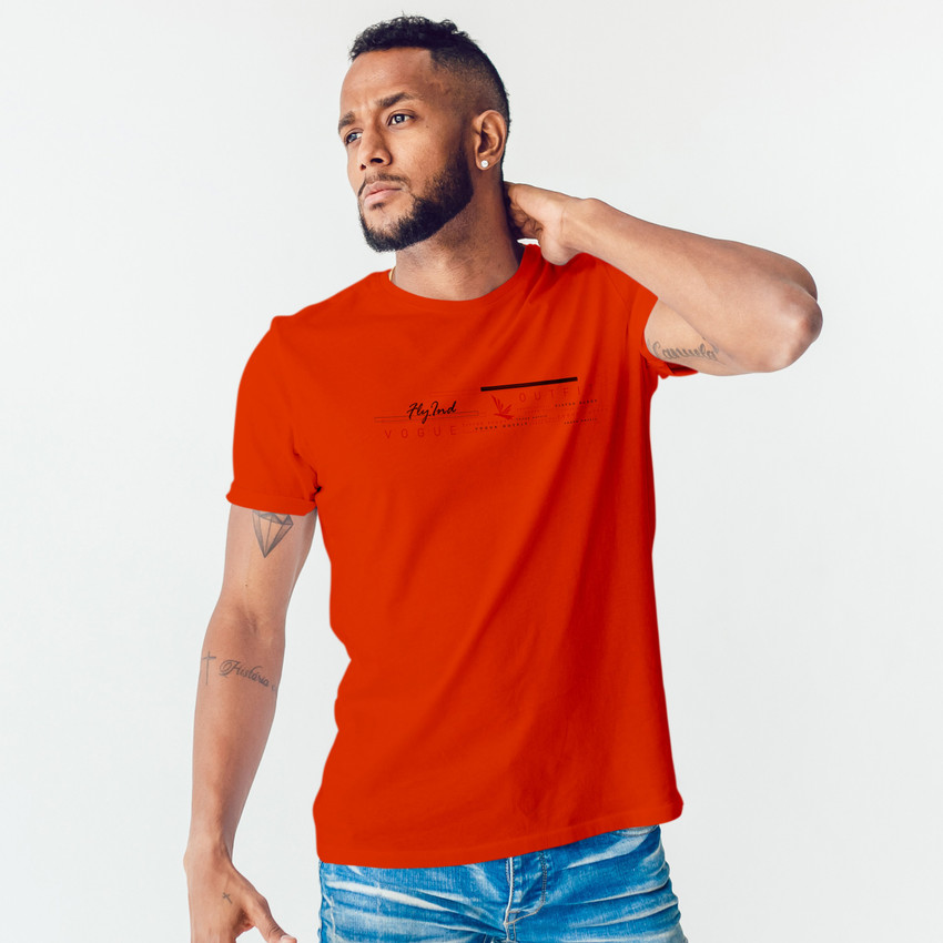 Red t shirt outfit mens outlet