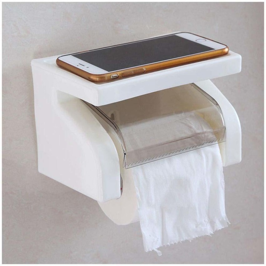 Wall mounted Bathroom Roll Paper Holder Waterproof Plastic Toilet Tissue  Boxes