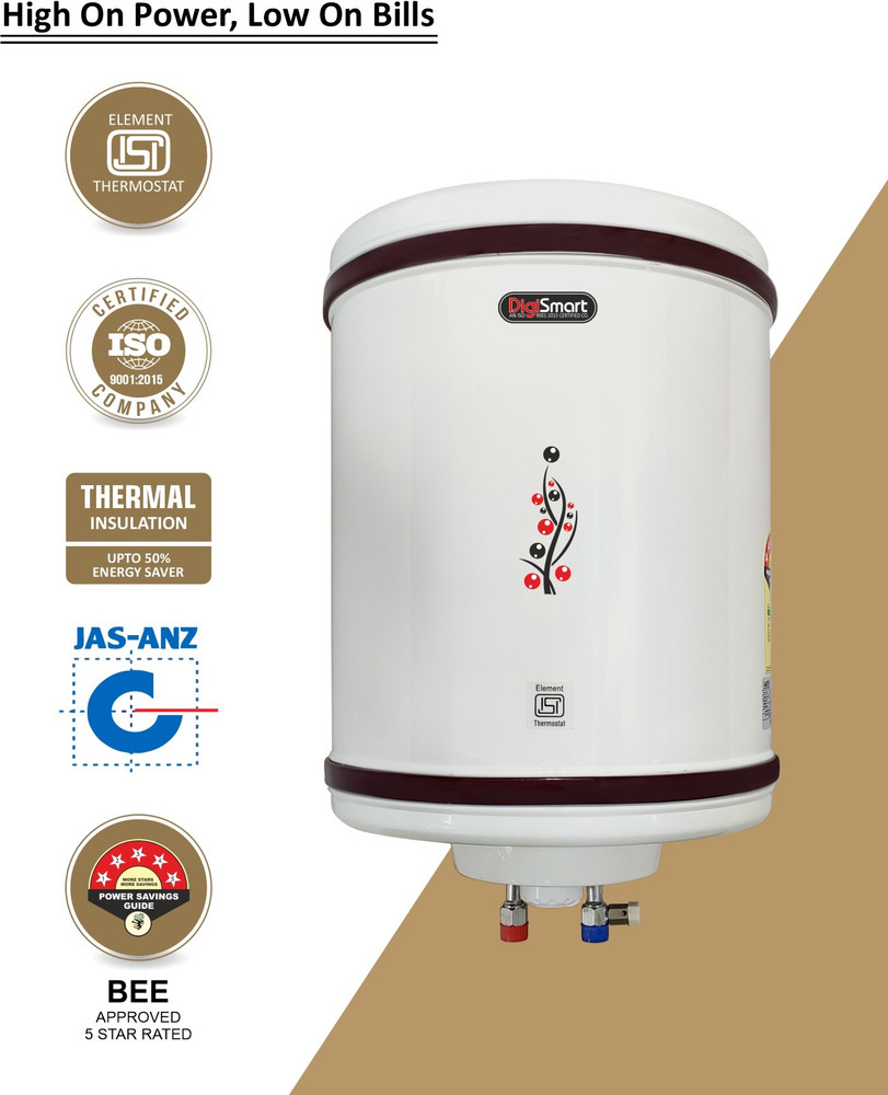 DIGISMART 25 L Storage Water Geyser (HOTLINE 5 STAR, IVORY) Price in India  - Buy DIGISMART 25 L Storage Water Geyser (HOTLINE 5 STAR, IVORY) online at  Flipkart.com