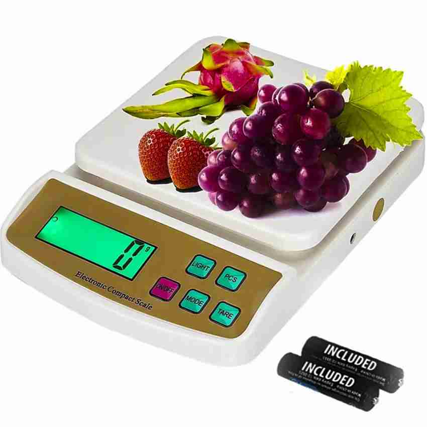 Gadgetbucket Electronic Kitchen Digital Weighing Scale 10 Kg Weight Measure