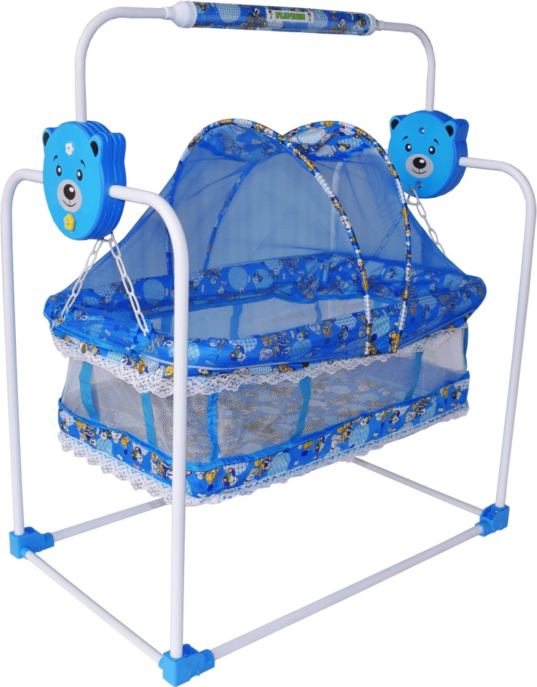 FLIPZON Baby Swing Cradle Jhula with Mosquito Net for New Born