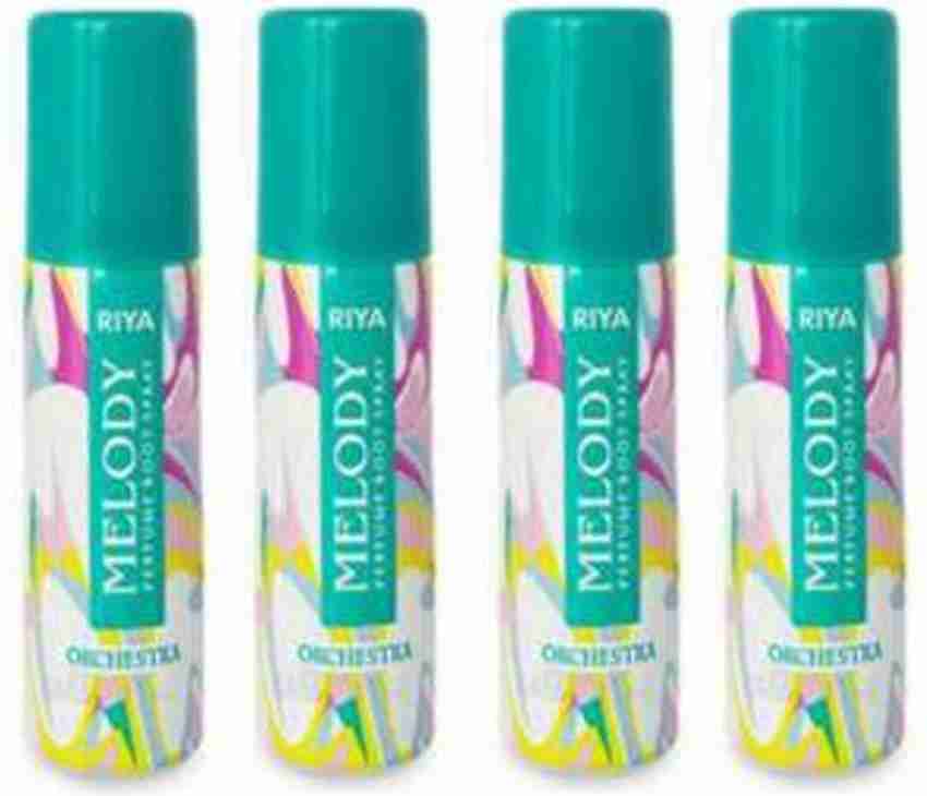 RIYA Melody4 WOMEN DEO 40 ML PACK OF4 Deodorant Spray For Women