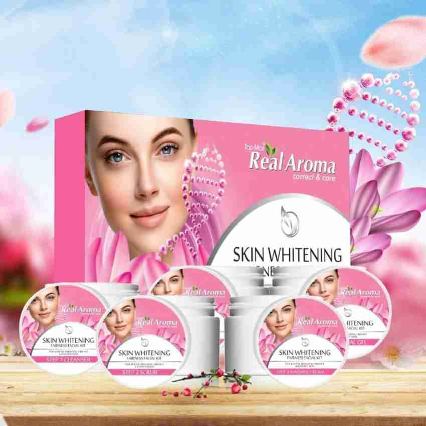 Topmax real aroma Skin Whitening Facial Kit 250g 250g Extra Free