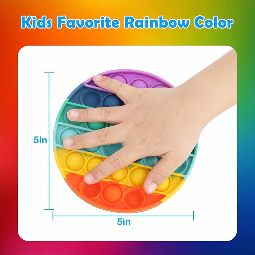 Push Pop Bubble Sensory Fidget Toys Stress Relief Silicone Pressure  Relieving Popping it Toys for Autism Special Needs Anxiety Reliever for  Kids Teens