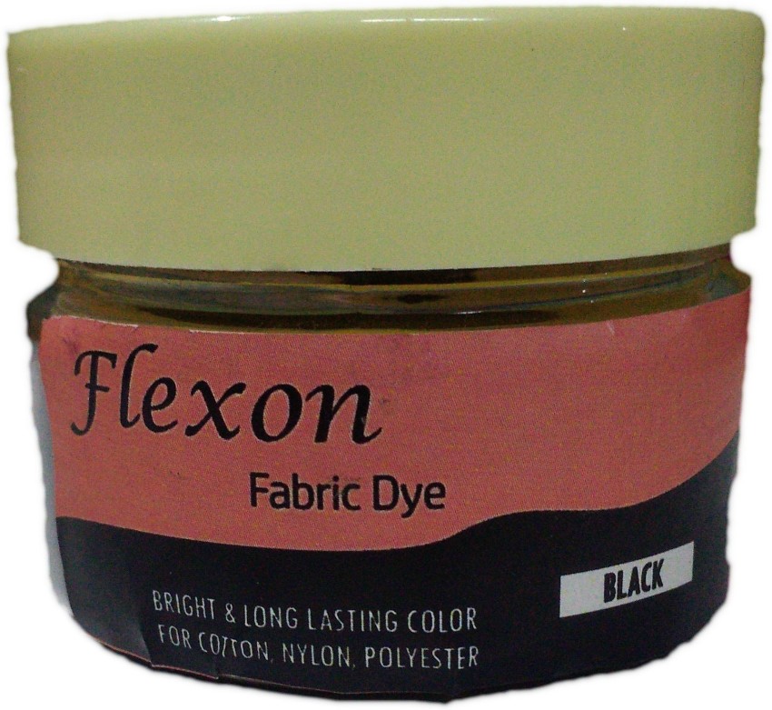 flexon Dye Powdered Fabric Dye (Black) - Dye Powdered Fabric Dye