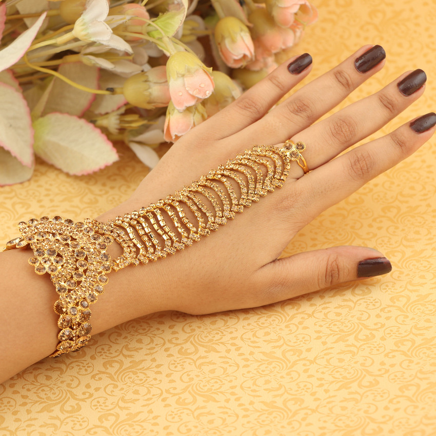 Ritih Metal Gold plated Ring Bracelet Price in India Buy Ritih