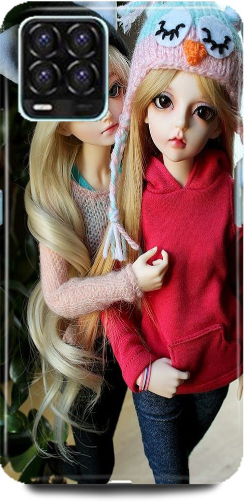 FASKY Back Cover for realme 8 RMX3085 CUTE BARBIE DOLL BACK