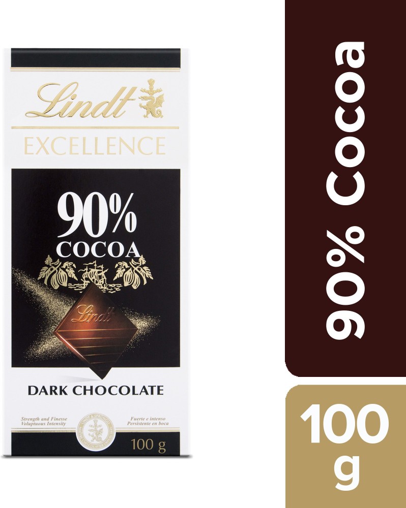 LINDT EXCELLENCE 90% Cacao Dark Chocolate Bars Price in