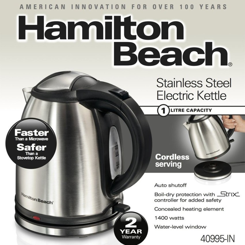 Best Buy: Hamilton Beach 1 Liter Electric Kettle (40997) Red