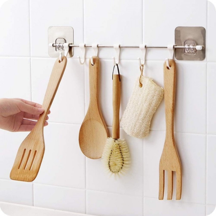 Jiyan Enterprise Double Sided Adhesive Wall Hooks for Bathroom