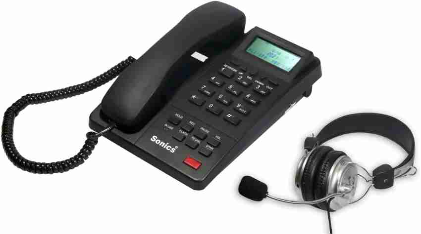 Corded best sale phone headset