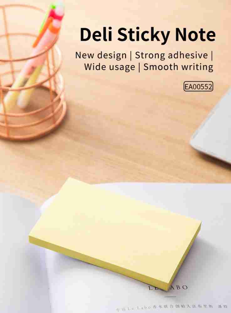 Post-it Note adesive trasparenti colorate, 7,6 x 7,6 cm, si