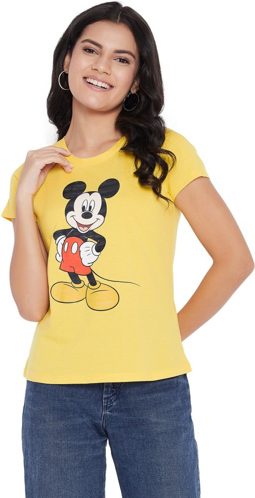 yellow mickey mouse shirt