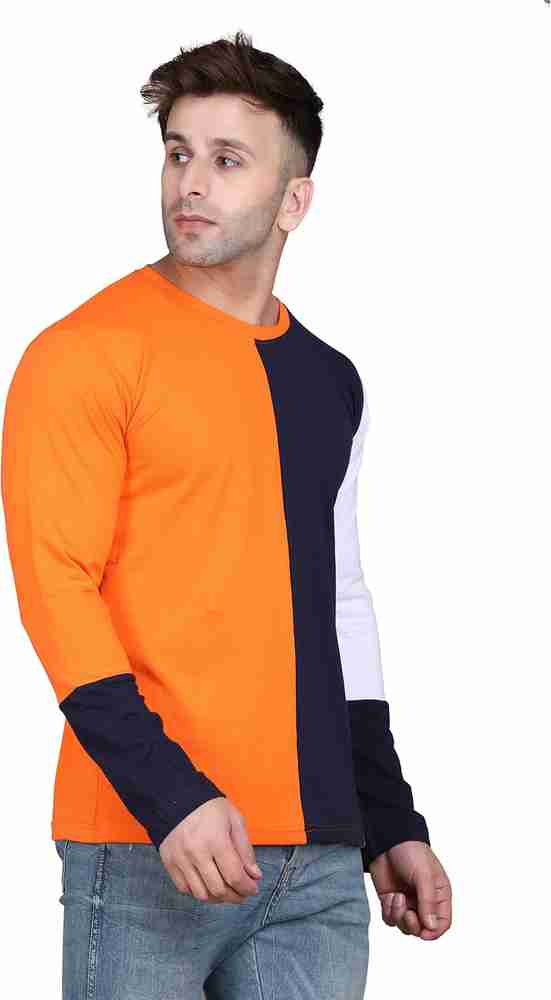 Orange t deals shirt fashion